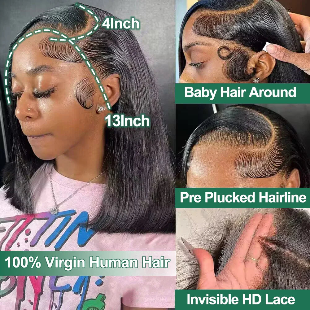 Bob Wig Human Hair